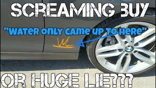 The Water Line SCAM on a 2015 BMW 228i Salvage Auction Flood Cars [upl. by Gittle924]