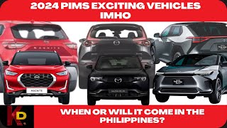 2024 PIMS Exciting Vehicles IMHO  When or Will It Come in the Philippines [upl. by Solenne291]