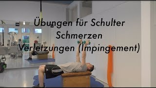 Schulter Schmerzen Impingement Syndrom die 5 Besten Übungen Physiotherapie [upl. by Naedan168]