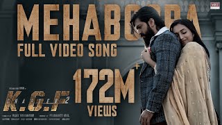 Mehabooba Video Song Hindi  KGF Chapter 2  RockingStar Yash  Prashanth NeelRavi BasrurHombale [upl. by Gus]