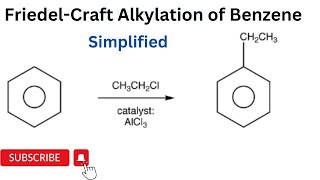 Alkylation of Benzene using Friedelcrafts method [upl. by Rapsag502]