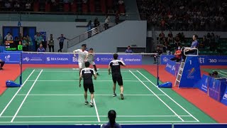 Leo Rolly CARNANDODaniel MARTHIN vs Tuan Duc DoHong Nam Pham  Seagame 31 [upl. by Acinnod]