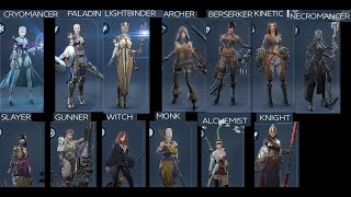 Skyforge Gameplay All Classes 2015 [upl. by Lisab]