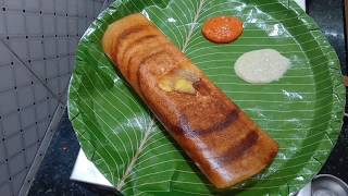 ಮಸಾಲೆ ದೋಸೆ ಎಲ್ಲರೂ ಸುಲಭವಾಗಿ ತಯಾರು ಮಾಡಿ masala dosa in kannadamysore masalasouth indian masala dosa [upl. by Olsewski]