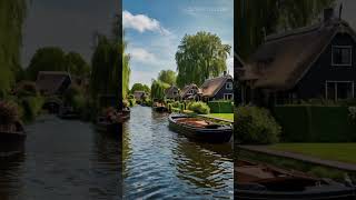 Giethoorn a charming village in the Netherlands is known as the quotVenice of the Northquot travel [upl. by Antons]