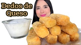 COMO HACER DEDOS DE QUESO FACIL Y DELICIOSOS  COCINABLOG [upl. by Nanek645]