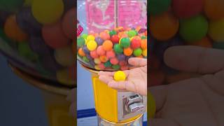 ASMR Day 32 Gaint Dubble Bubble Machine Drop out YELLOW GUMBALL shorts trending shortvideo [upl. by Holladay]