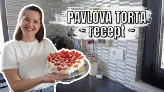 PAVLOVA TORTA  RECEPT  mama 4 djece [upl. by Bega]