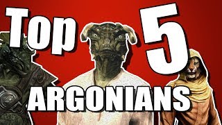 Top 5 Argonians in Skyrim [upl. by Ramu]