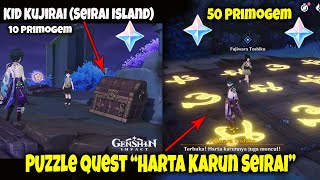 Guide Kid Kujirai Seirai Island amp Quest quotHarta Karun Seiraiquot  Genshin Impact [upl. by Enairb75]