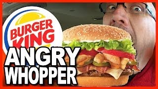 Burger King ANGRY WHOPPER Review  Time to burn your face off [upl. by Bruckner53]