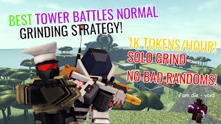 THE EASIEST SOLO TOWER BATTLES TOKEN GRIND IN TOWER DEFENSE X [upl. by Haggai]