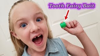 Tooth Fairy Caught on Camera Trinity Loses Her Tooth [upl. by Nesmat]