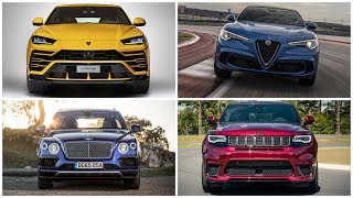 TOP 10 Fastest SUVs in the World 2019 [upl. by Jamnis]