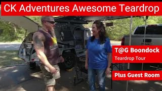 Tg Boondock Teardrop Trailer Tour with CK Adventures at Purtis Creek State Park [upl. by Aer676]