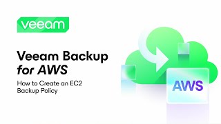 Veeam Backup for AWS How to Create an EC2 Backup Policy [upl. by Tedda799]