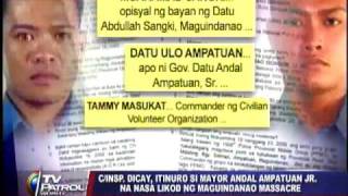 Cop points to mayor in Ampatuan massacre [upl. by Adan]