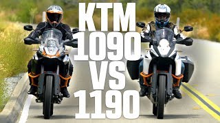 KTM 1090 vs 1190  4K [upl. by Hamachi]