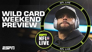 NFL Live’s Super Wild Card Weekend Preview amp Predictions [upl. by Wallinga]