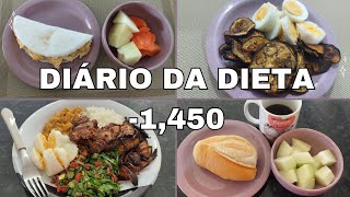 DIÁRIO DA DIETA EP3  1450kg EM UMA SEMANA▪︎ALIMENTAÇÃO SIMPLES E SAUDÁVEL [upl. by Lianna]