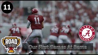 Our First Games at Bama l Road to Glory  Improviser QB l Episode 11 [upl. by Harifaz]