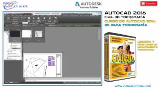 AutoCAD Civil 3D 2016 Curso Completo  Tutorial Topografía  Lección 7 [upl. by Uttica]