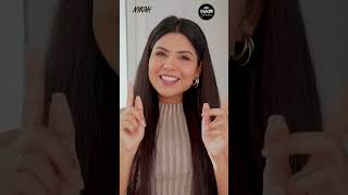 The Ultimate Hair Serum Showdown Ft niharikajain  SalonStyle Hair with 4 Serums  Nykaa Shorts [upl. by Yrrok]