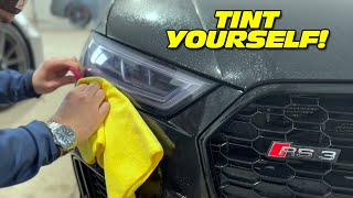 How To Tint Your Headlights or Tail Lights [upl. by Anilrahc]