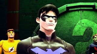 Young Justice Legacy Walkthrough  Walkthrough Part 27  Mission 12 Its Showtime  The Riddlers Funhouse Maze [upl. by Larry281]