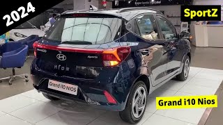 Hyundai Grand i10 Nios Sportz 2024  New Grand i10 nios Sportz Facelift 2024  Price Full Review [upl. by Mundy]