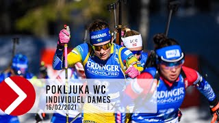 INDIVIDUEL DAMES  POKLJUKA WC 2021 [upl. by Peregrine]