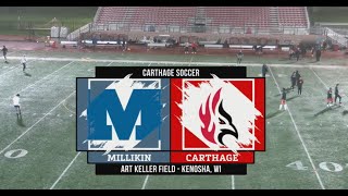 Carthage Mens Soccer vs Millikin 20231021 [upl. by Cherlyn]