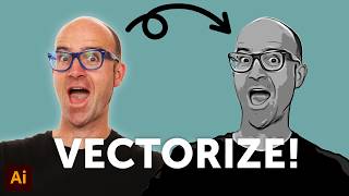 How to Vectorize an Image in Illustrator  Updated for 2024 [upl. by Enelyahs100]