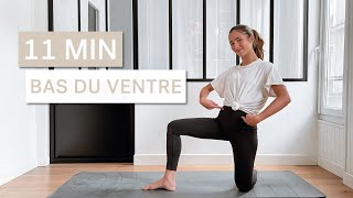 11 MIN BAS DU VENTRE  séance abdos [upl. by Niras785]