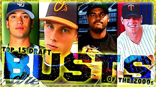 TOP 15 DRAFT BUSTS OF THE 2000s  EPIC FAILS From The Top 10 of the MLB DRAFTS 20002009 [upl. by Kinch]