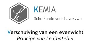 Verschuiving van een evenwicht Principe van Le Chatelier [upl. by Claudina413]