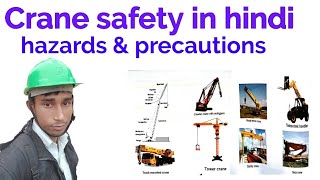 Crane safety in hindi  crane hazards and precautions in hindi  safety mgmt study [upl. by Ovatsug412]