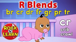 Beginning Consonant Blends with R  Learn to Read br cr dr fr gr pr tr  Rock ’N Learn [upl. by Publus]