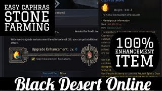 Black Desert Online BDO Grind Caphras Stones Easy Without Softcap Gear [upl. by Guthrie]