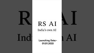 Indias own AI Rsai [upl. by Gorski]