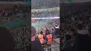 IRELAND 🇮🇪 NATIONAL ANTHEM AT WEMBLEY football uefanationsleague ENGLAND5IRELAND [upl. by Aicertal]