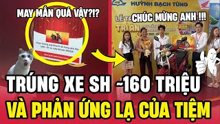 Khách Trúng Xe SH Khoảng 160TR Nhân Viên Còn Vui Hơn Cả Khách  Tin 3 Phút [upl. by Vitoria]