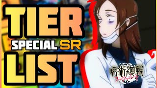 LA TIER LIST DES NONCHANCEUX  SPÉCIAL SR  JUJUTSU KAISEN PHANTOM PARADE [upl. by Airemahs413]