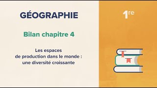 Les espaces de production dans le monde  une diversité croissante Géographie 1re [upl. by Burr]