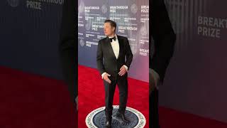 Elon Musk doing Fortnite Emotes at Breakthrough Prize Ceremony 2024 [upl. by Ained787]