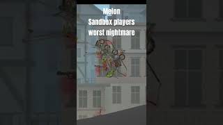 Every melon sandbox worst nightmare☠️💀 automobile melonplaygroundstory memes melonplaygrond [upl. by Hekker]