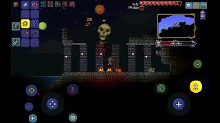 solo armas Melee capitulo 6a huezaso limpio contra esqueleto☠️comedia terraria [upl. by Bealle]