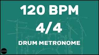 44  Drum Metronome Loop  120 BPM [upl. by Delinda]