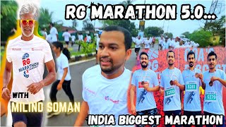 RG Marathon 🏃‍♂️II Indias Biggest Marathon II Milind Soman II Goa 2024 II vlog travel [upl. by Naquin]