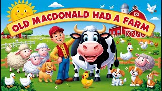 Old Macdonalds Farm  Nursery Rhymes  Kids Song [upl. by Nattirb]